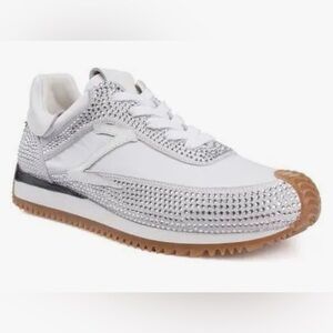 EUC ZIGI Women's Freya Rhinestone Suede Low-top Sneakers (size 11)